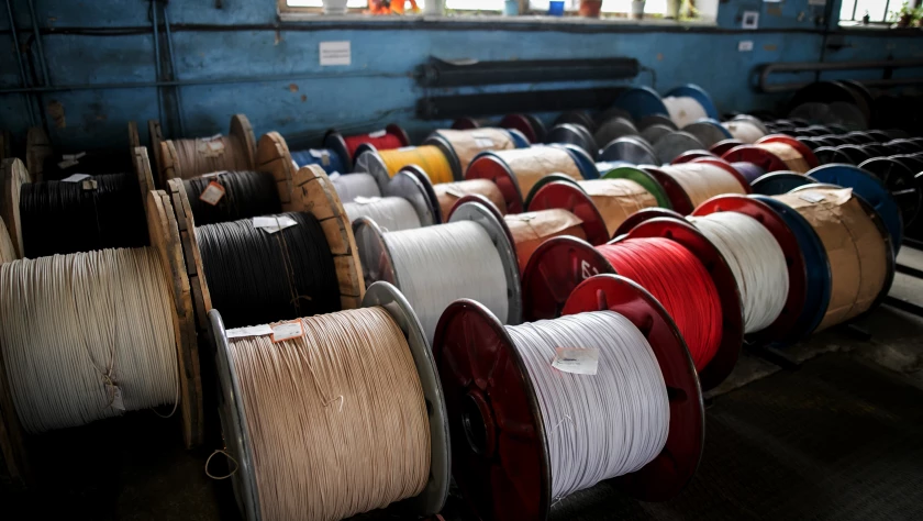 AI powered cable drum storage management