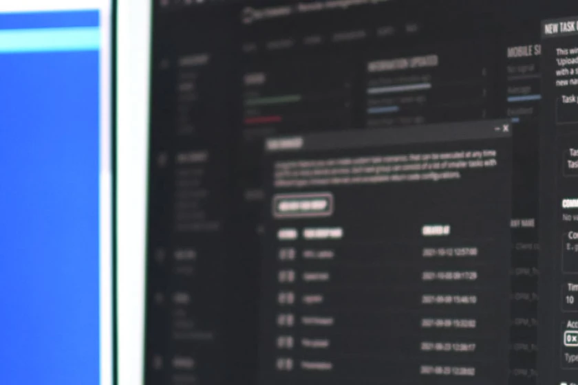 Automate functions with RMS task manager