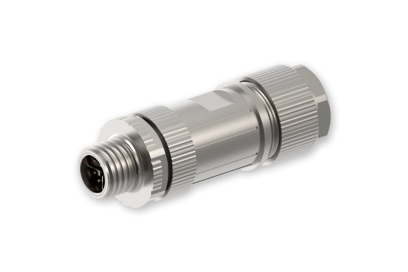 Product of <p>M12 X TYPE 8-PIN MALE CONNECTOR</p>