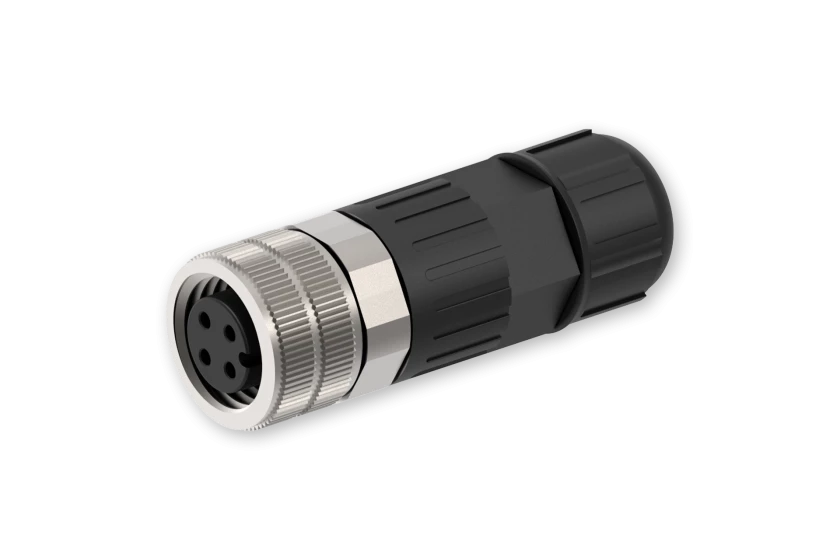 Product of <p>M12 A TYPE 4-PIN FEMALE CONNECTOR</p>