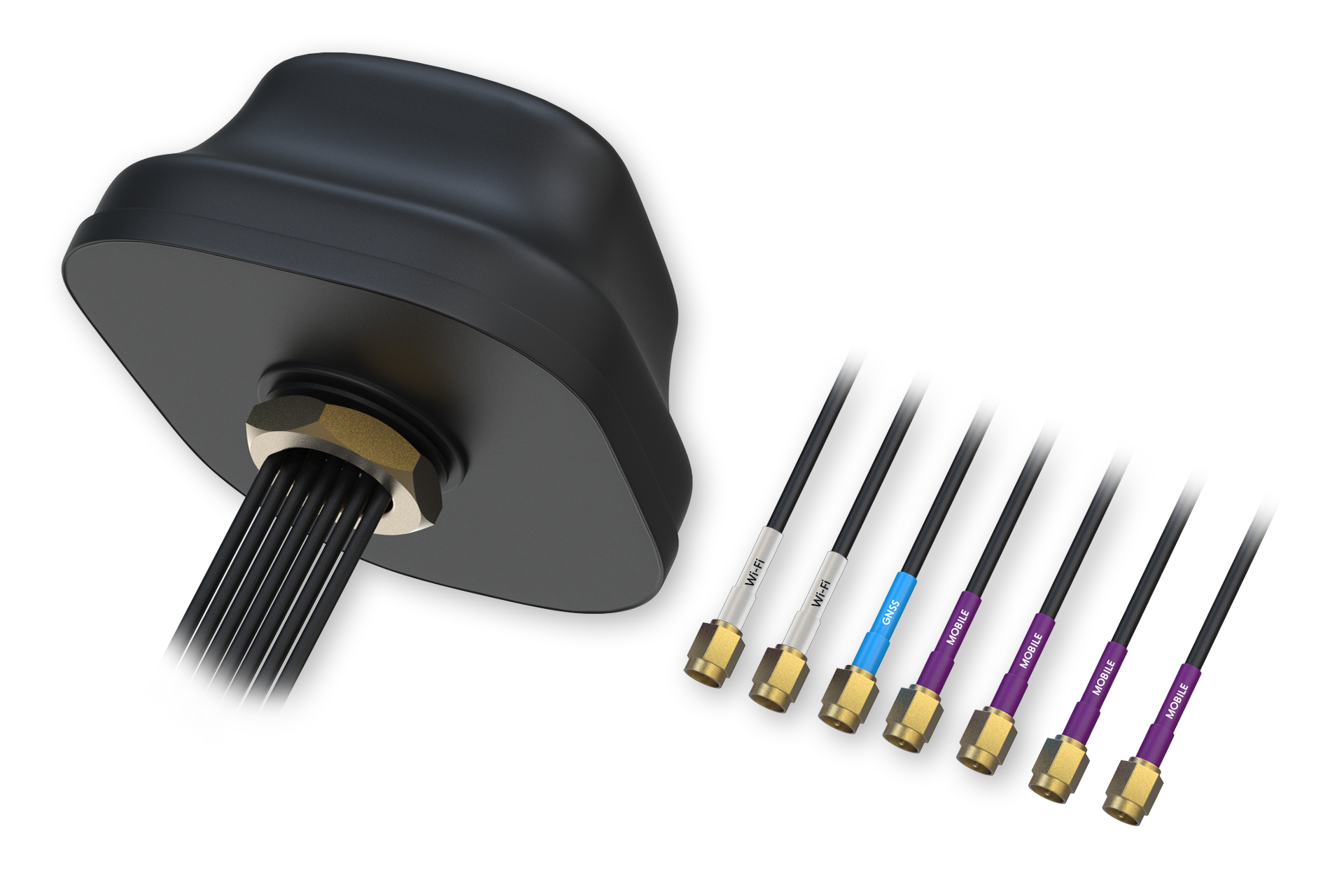 5G COMBO MIMO MOBILE GNSS WI FI DACH SMA ANTENNE